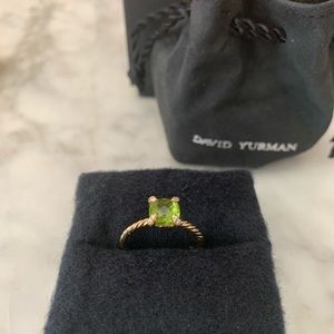 David Yurman 18k gold Chatelaine ring